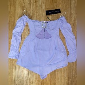 NWT, New in Bag White Fox Boutique Romper / Playsuit